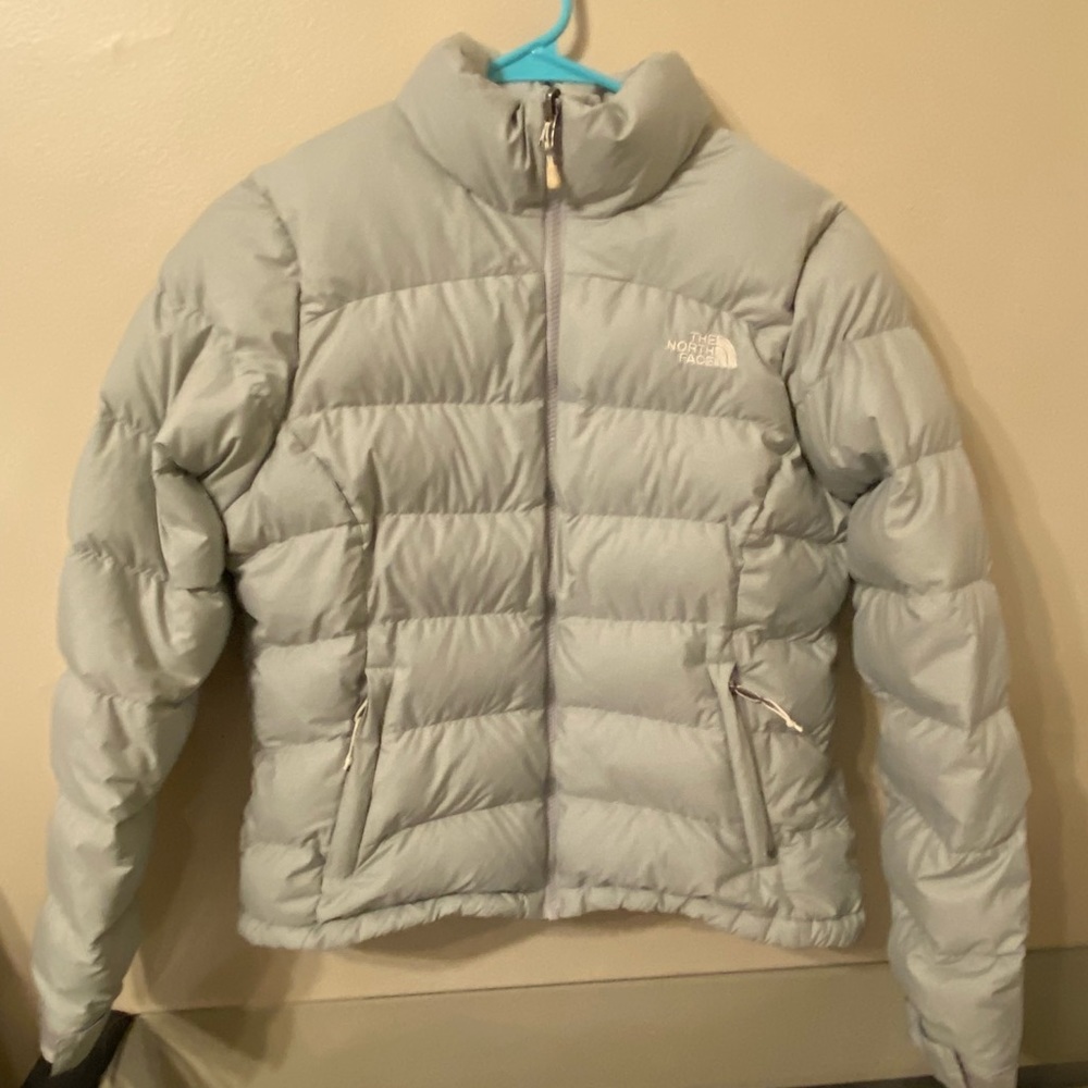 ❄️ The North Face 700 down vintage Nuptse II gray Puffer Coat women’s medium